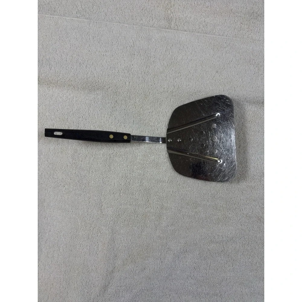 Wide USA Stainless Steel Metal Spatula With Heat Resistant Handle (267)